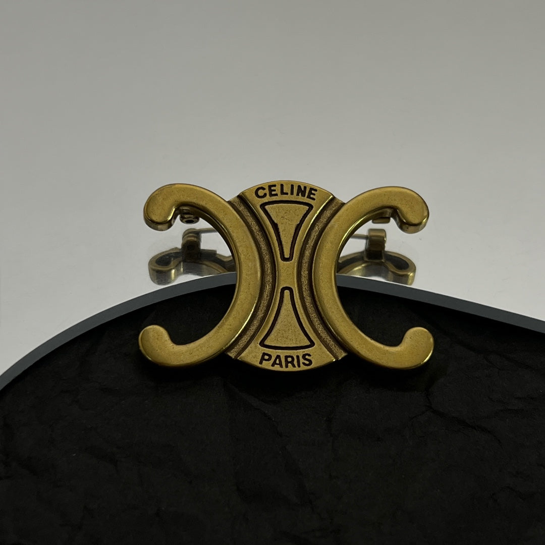 Celine Triomphe Vintage Brooch