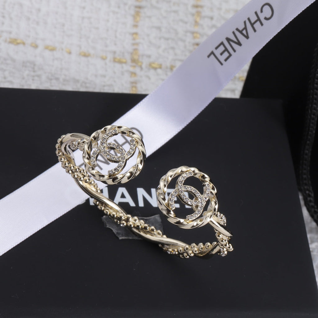 Chanel Double Open Bracelet