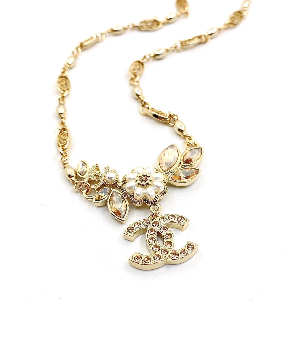 Chanel Flowers Diamond Necklace