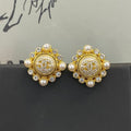 Chanel Pearl Earrings - 18K Yellow Gold