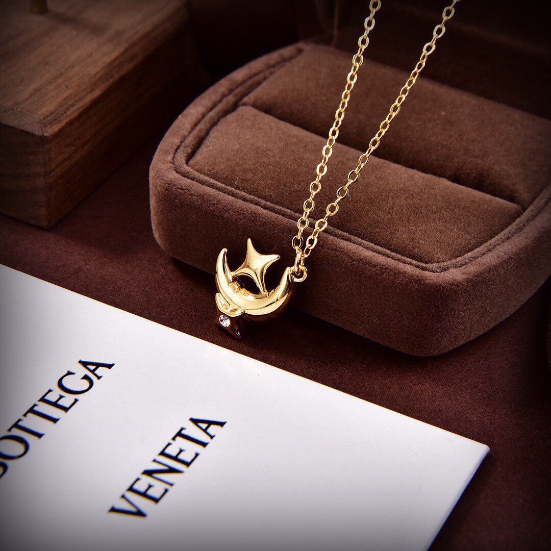 Bvlgari Star Moon Necklace