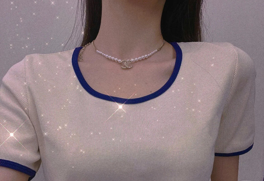 Chanel Pearls Choker Necklace