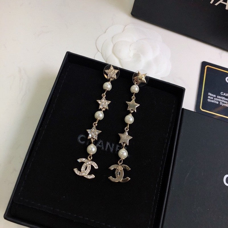 Chanel Long Tassel Earrings - 18K Yellow Gold