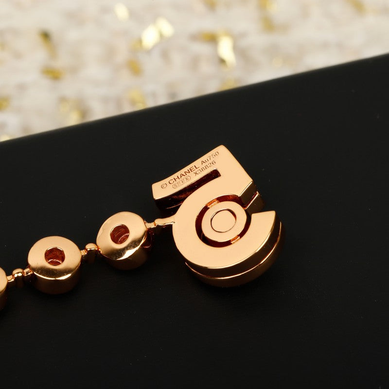 Chanel NO.5 Diamond Gold Bracelet