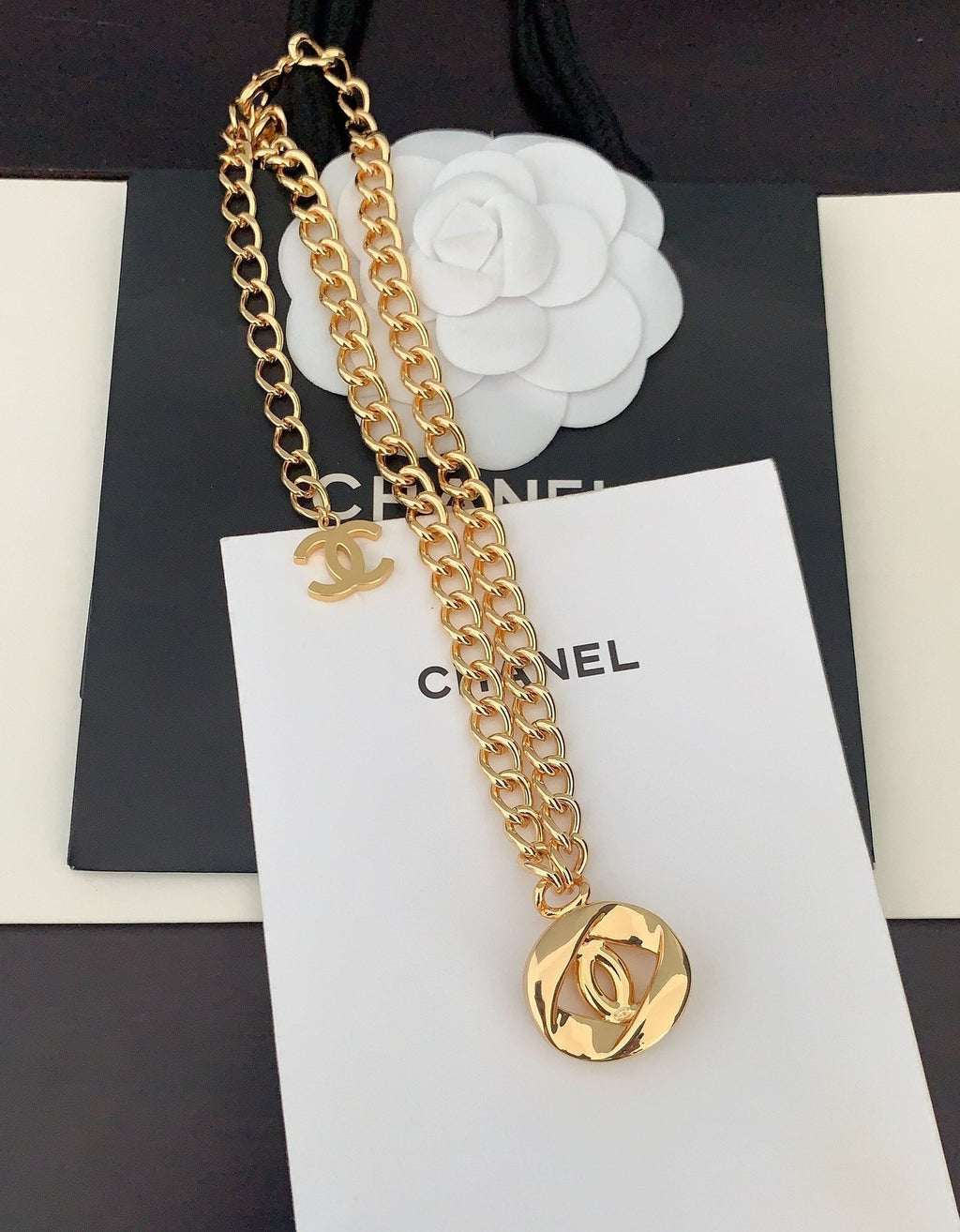 Chanel Diamond Chain Necklace