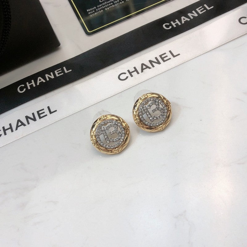 Chanel No.13 Diamond Earrings - 18K Yellow Gold