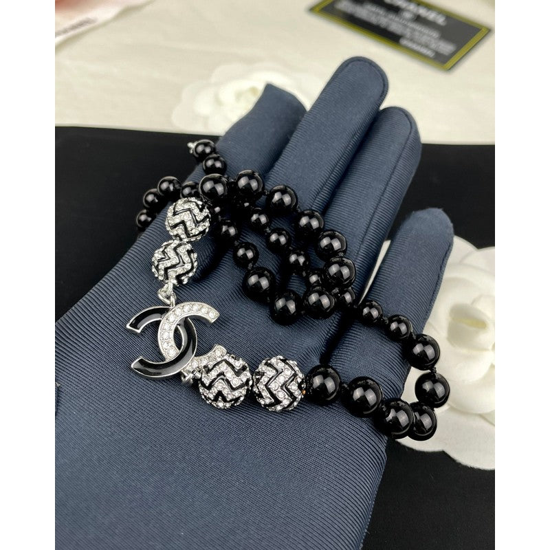 Chanel 24C Black Diamond Necklace