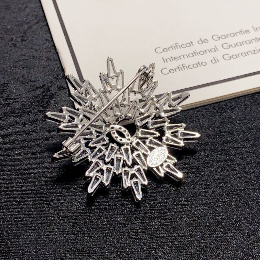 Chanel Snow Flower Brooch