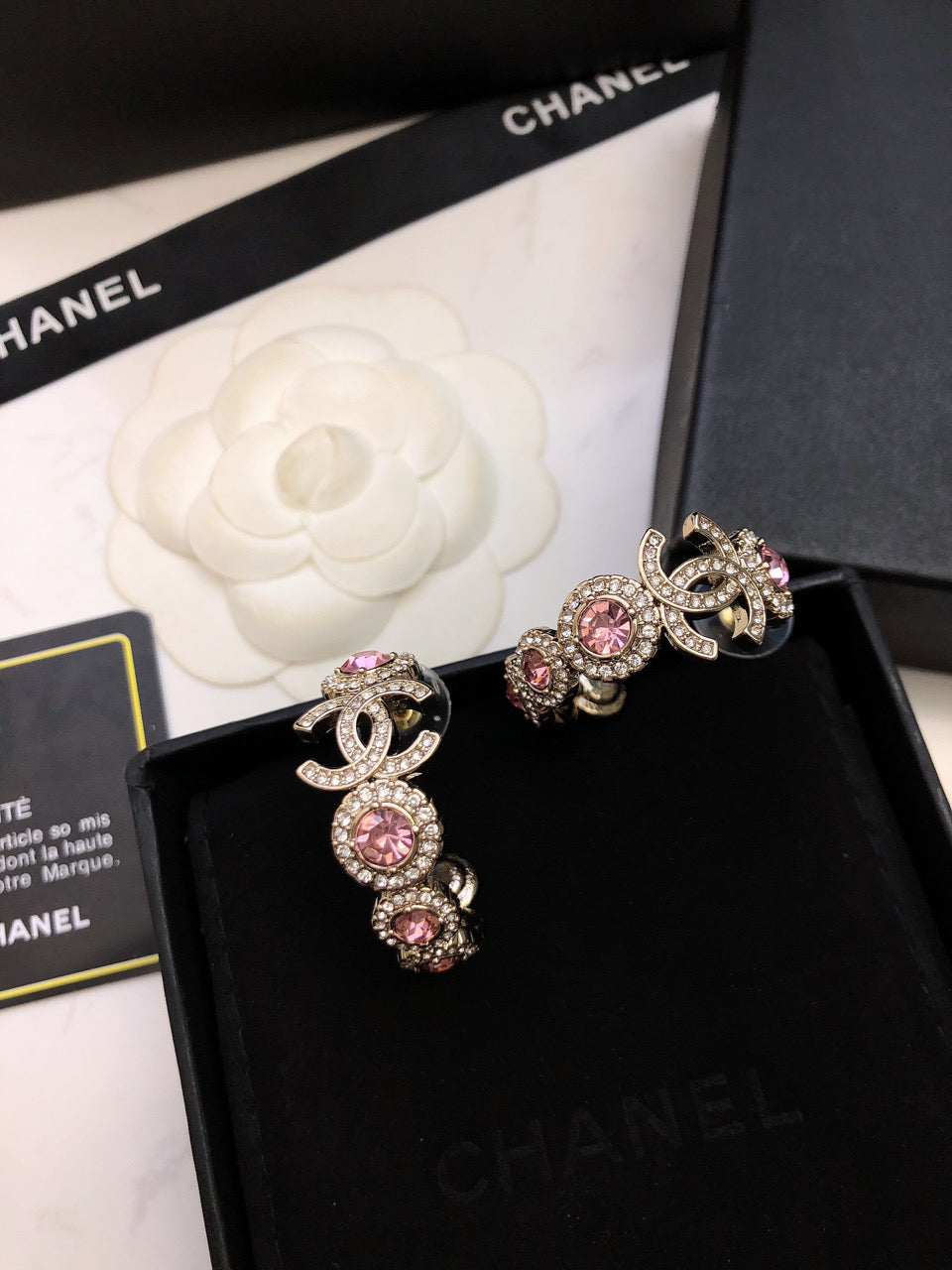 Chanel Flowers Earrings - 3.5 cm Height - 18K Yellow Gold