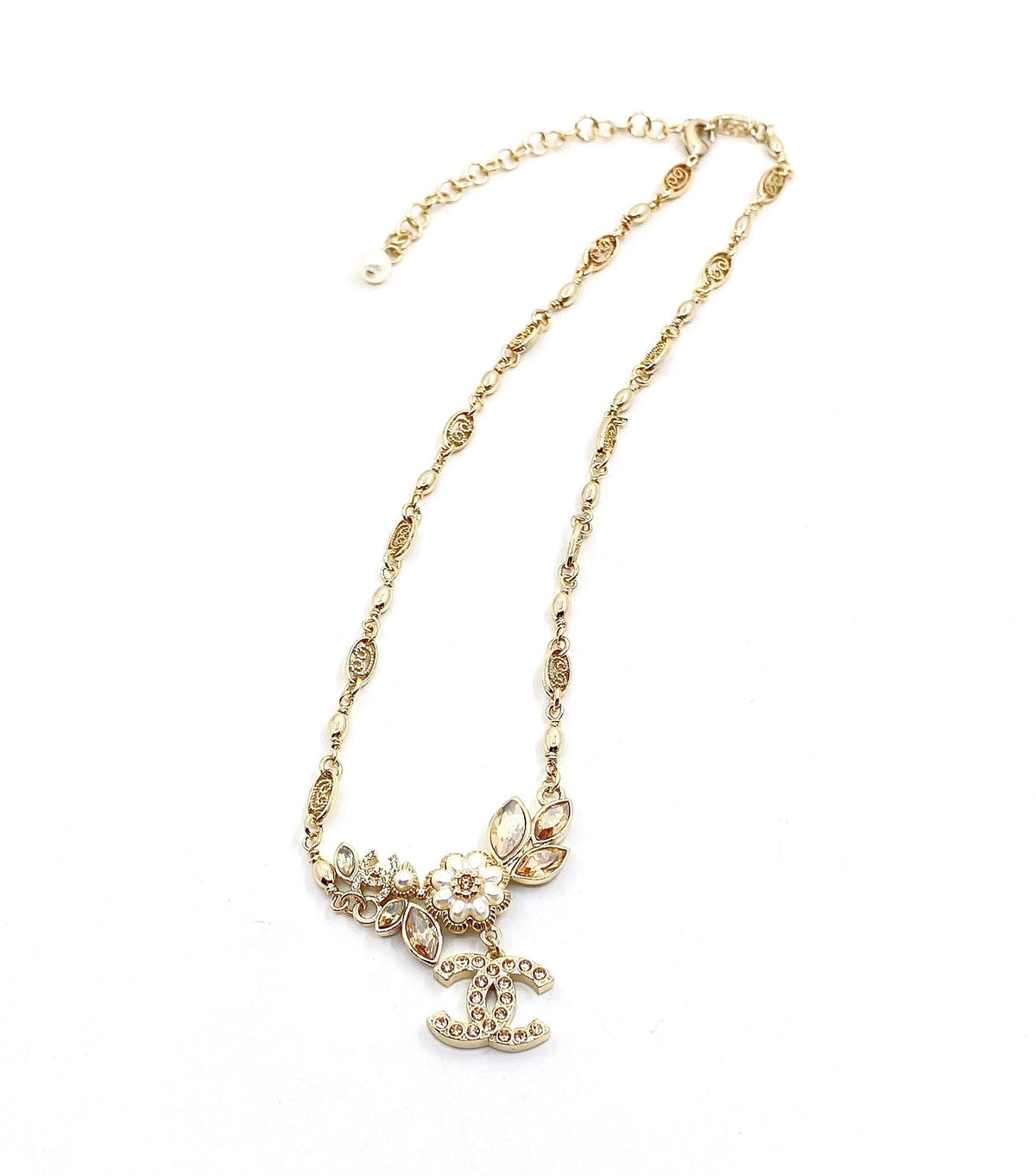 Chanel Flowers Diamond Necklace
