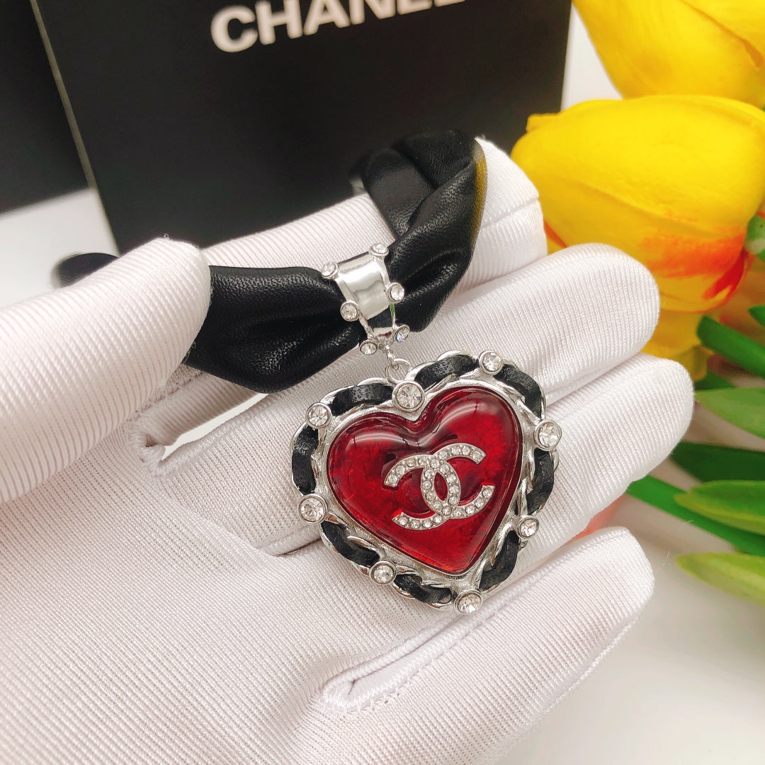 Chanel 2021 Leather Choker Necklace