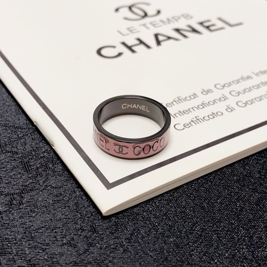 Chanel Coco Pink Ring - 18K White Gold