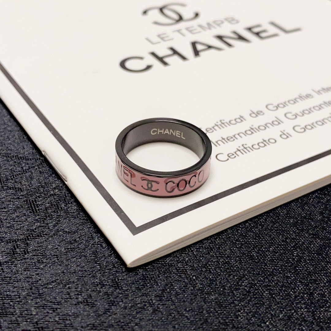 Chanel Coco Pink Ring - 18K White Gold