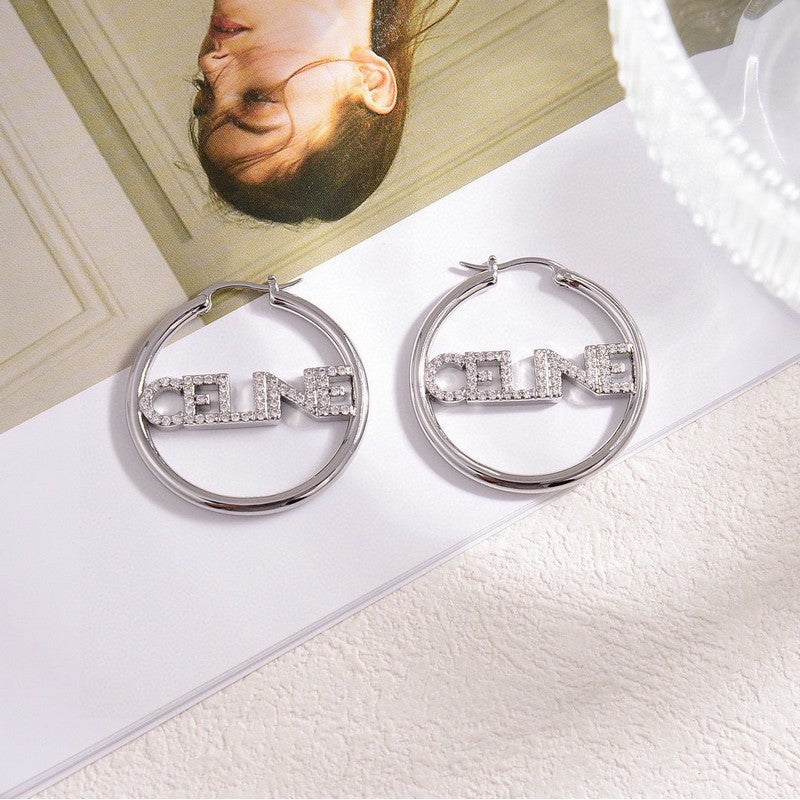 Celine Celine Diamond Earrings - 18K Gold