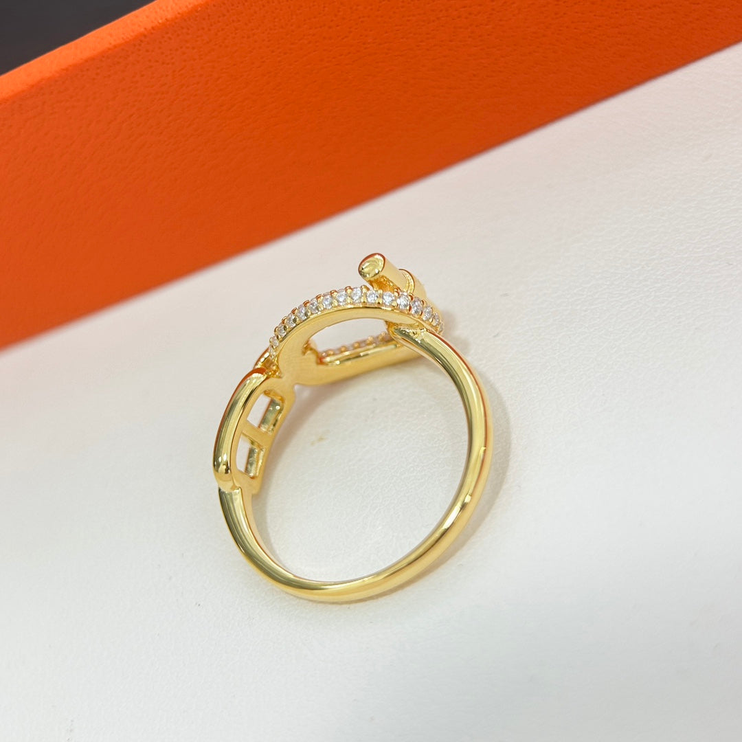 Hermes Adage Ring - 18K Gold