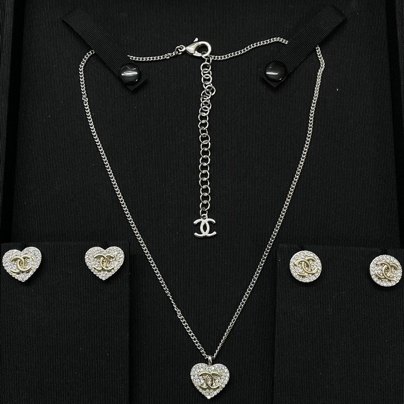 Chanel Diamond Heart Necklace