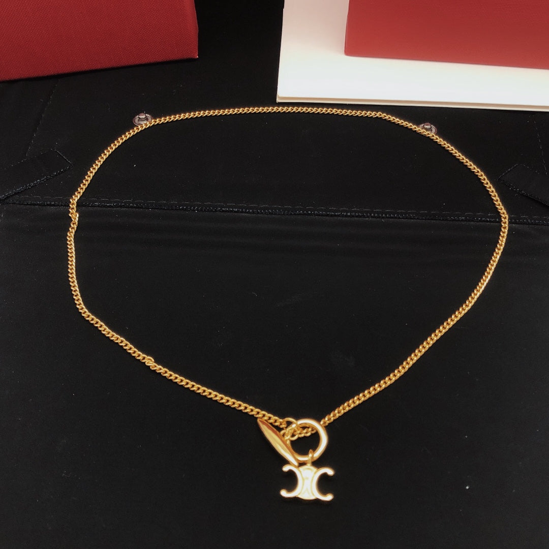 Celine Triomphe Celine Necklace
