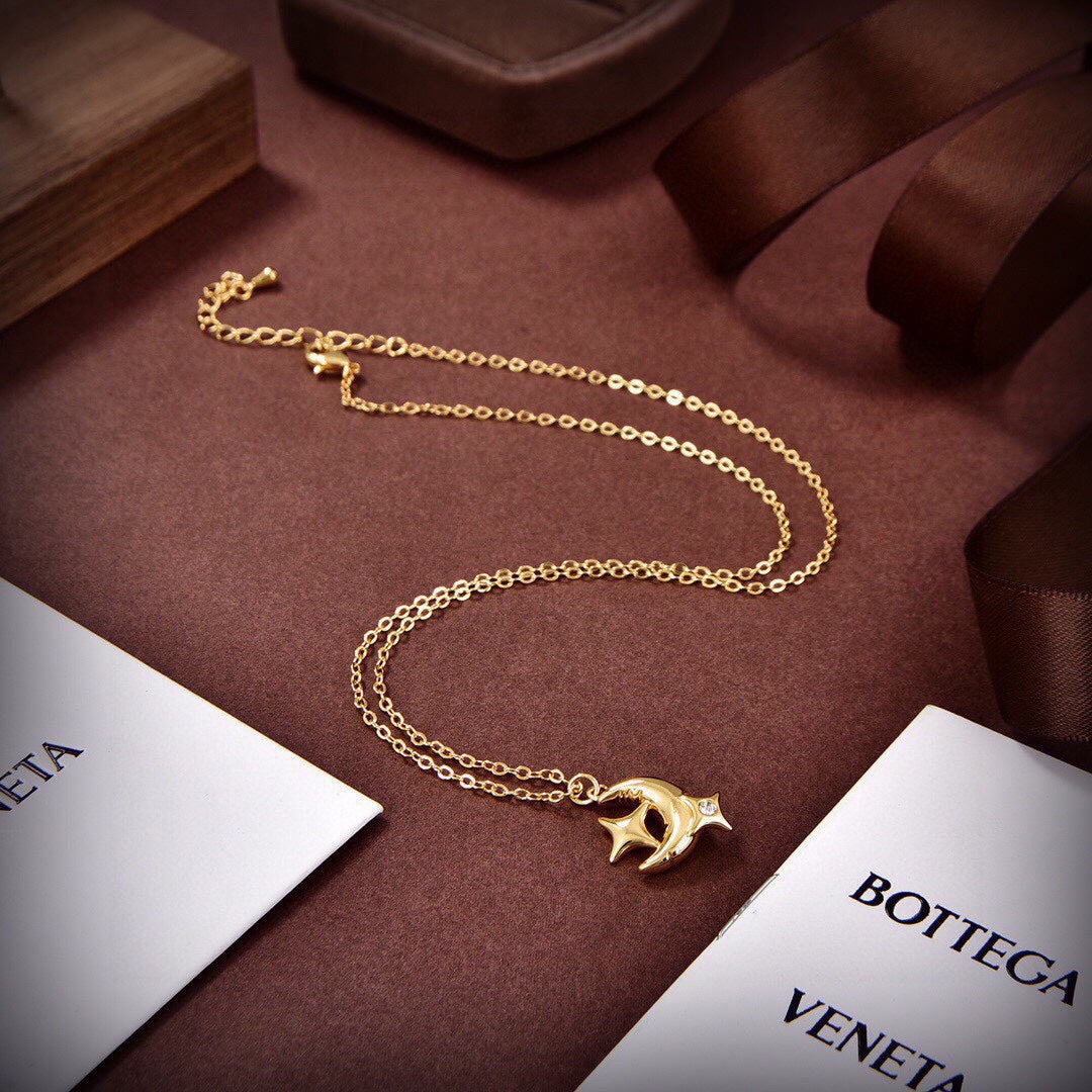 Bvlgari Star Moon Necklace