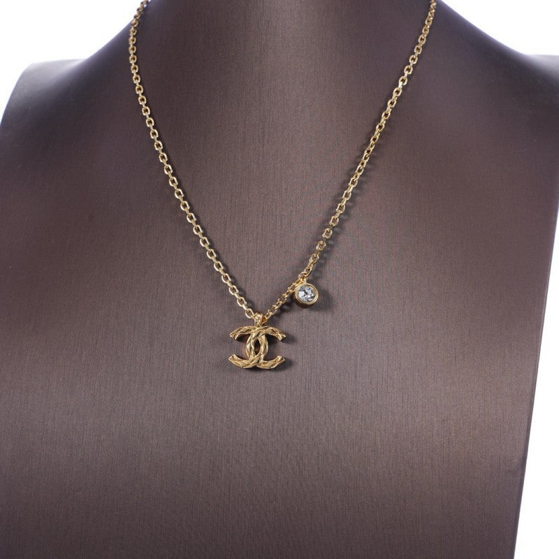 Chanel Diamond Gold Necklace