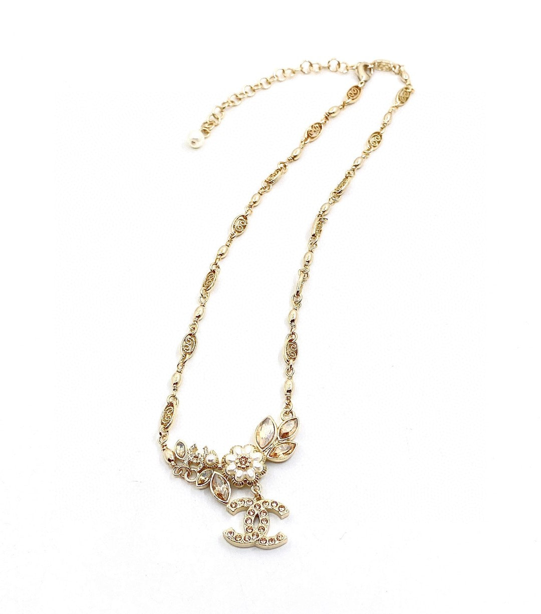 Chanel Flower Diamond Necklace