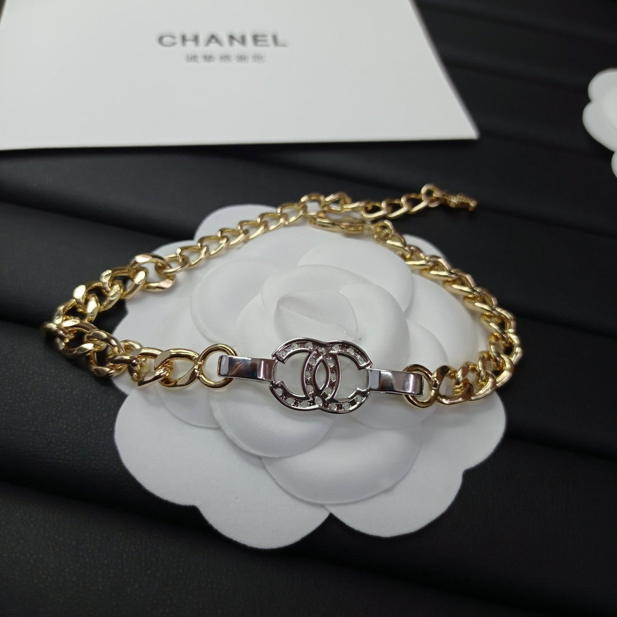 Chanel Diamond Chain Bracelet