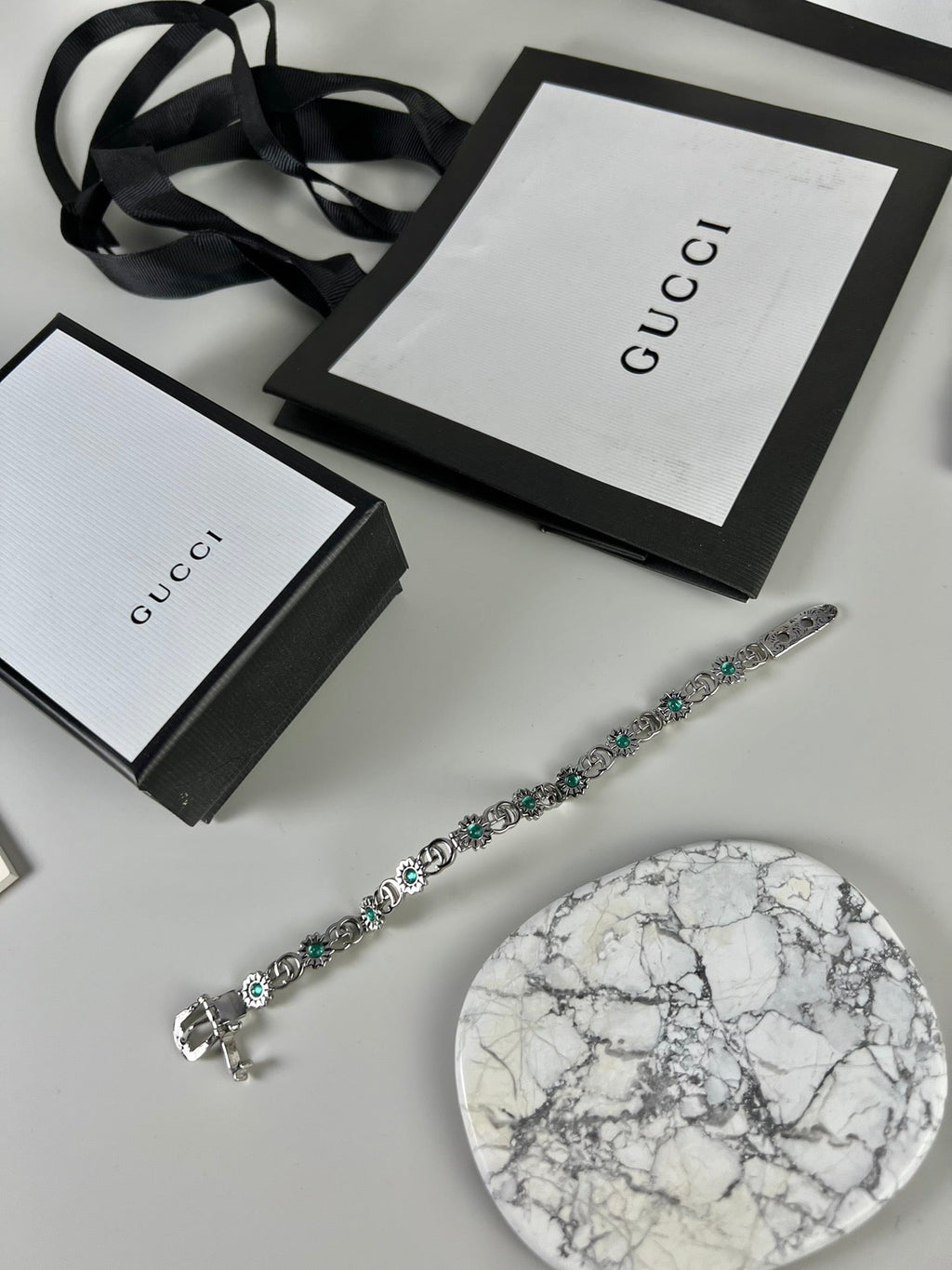 Gucci Double G Flowers Bracelet