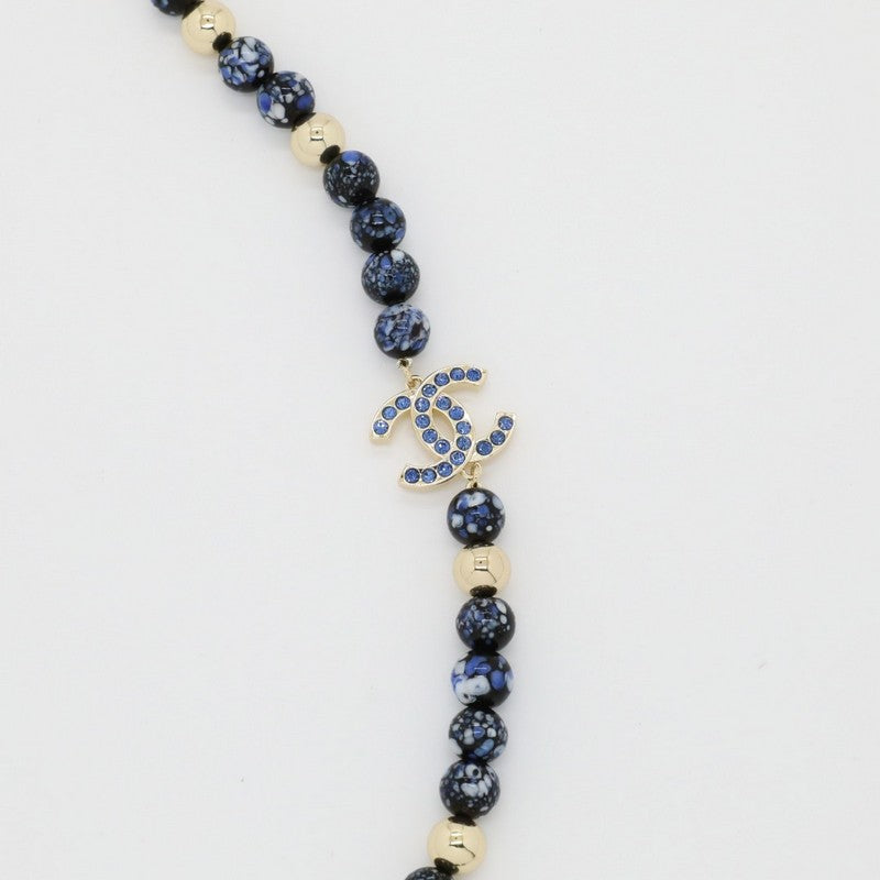 Chanel Blue Pearl Necklace