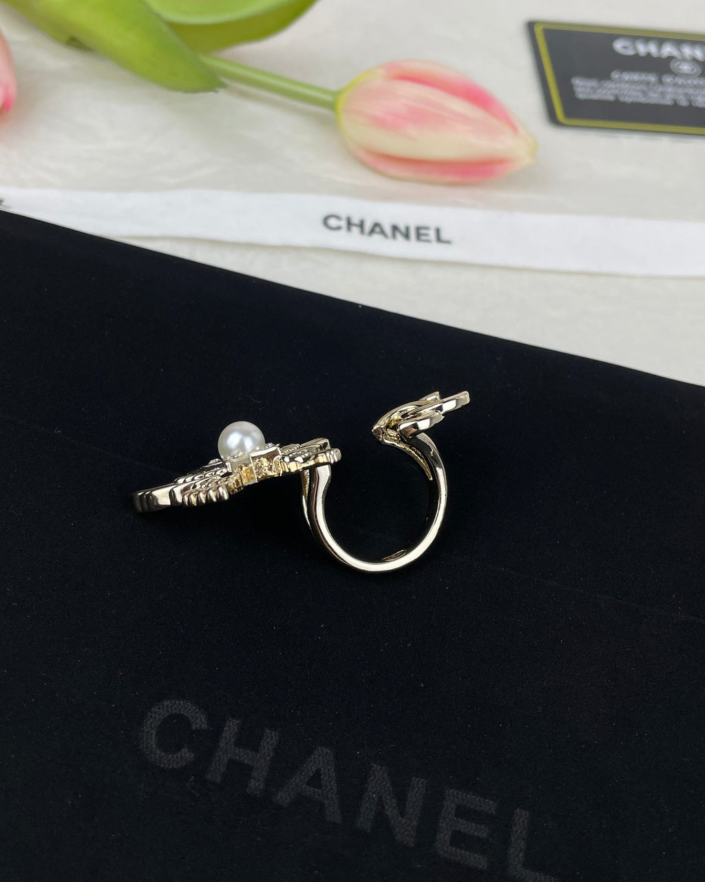 Chanel Butterfly Open Ring - 18K Yellow Gold