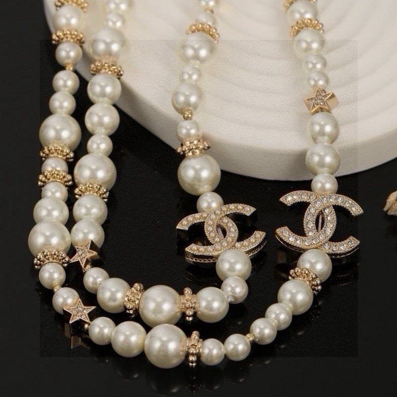 Chanel 26C Long Pearl Necklace