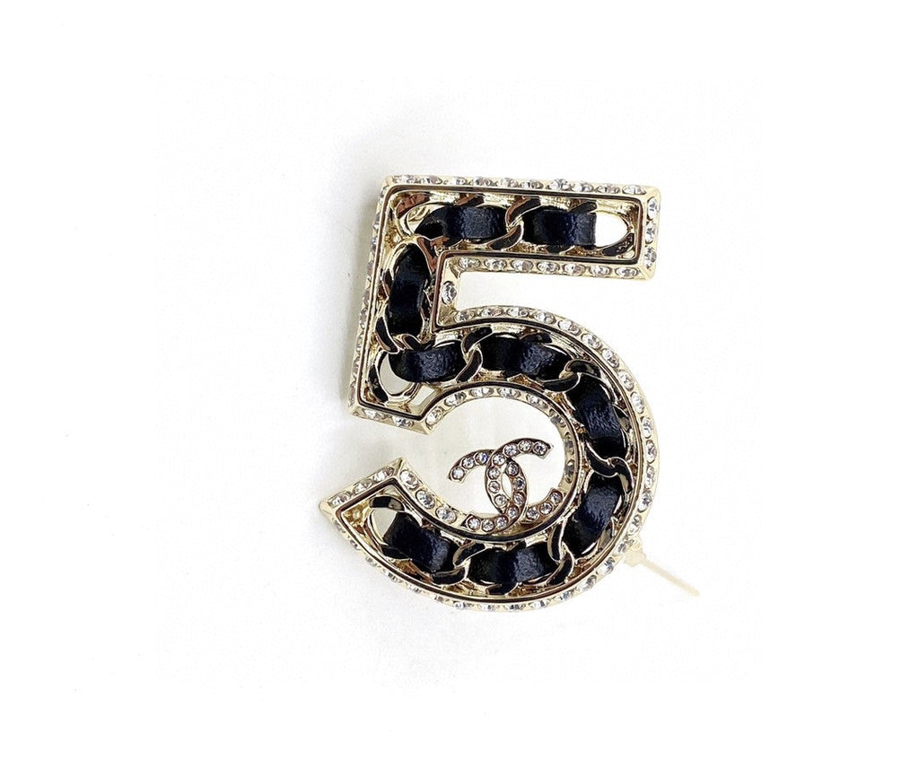 Chanel No.5 Strass Brooch