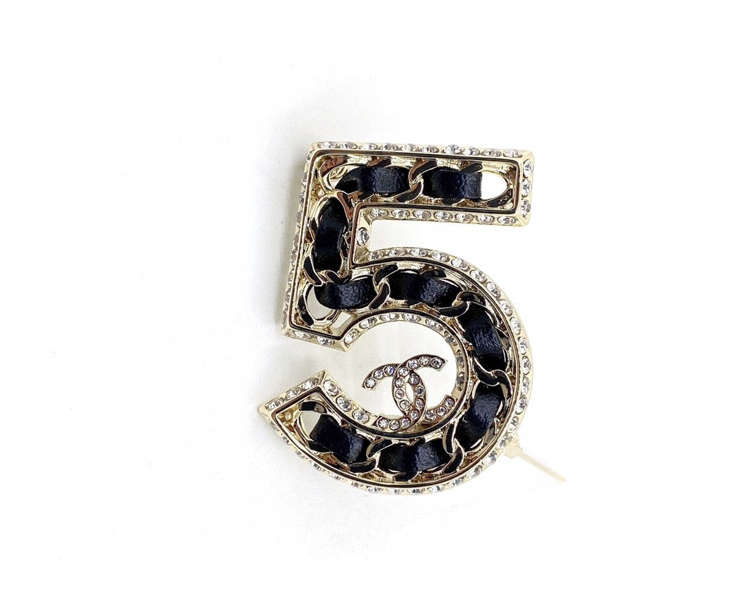Chanel No.5 Strass Brooch