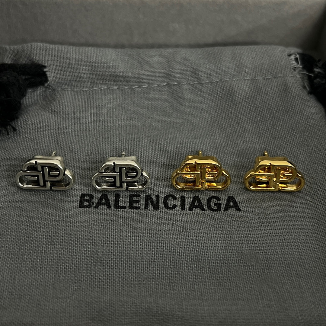 Balenciaga Vintage Earrings - 18K Gold