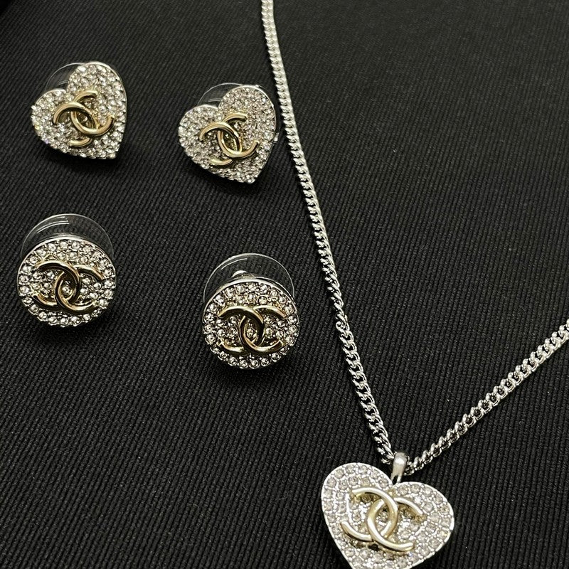 Chanel Diamond Heart Necklace