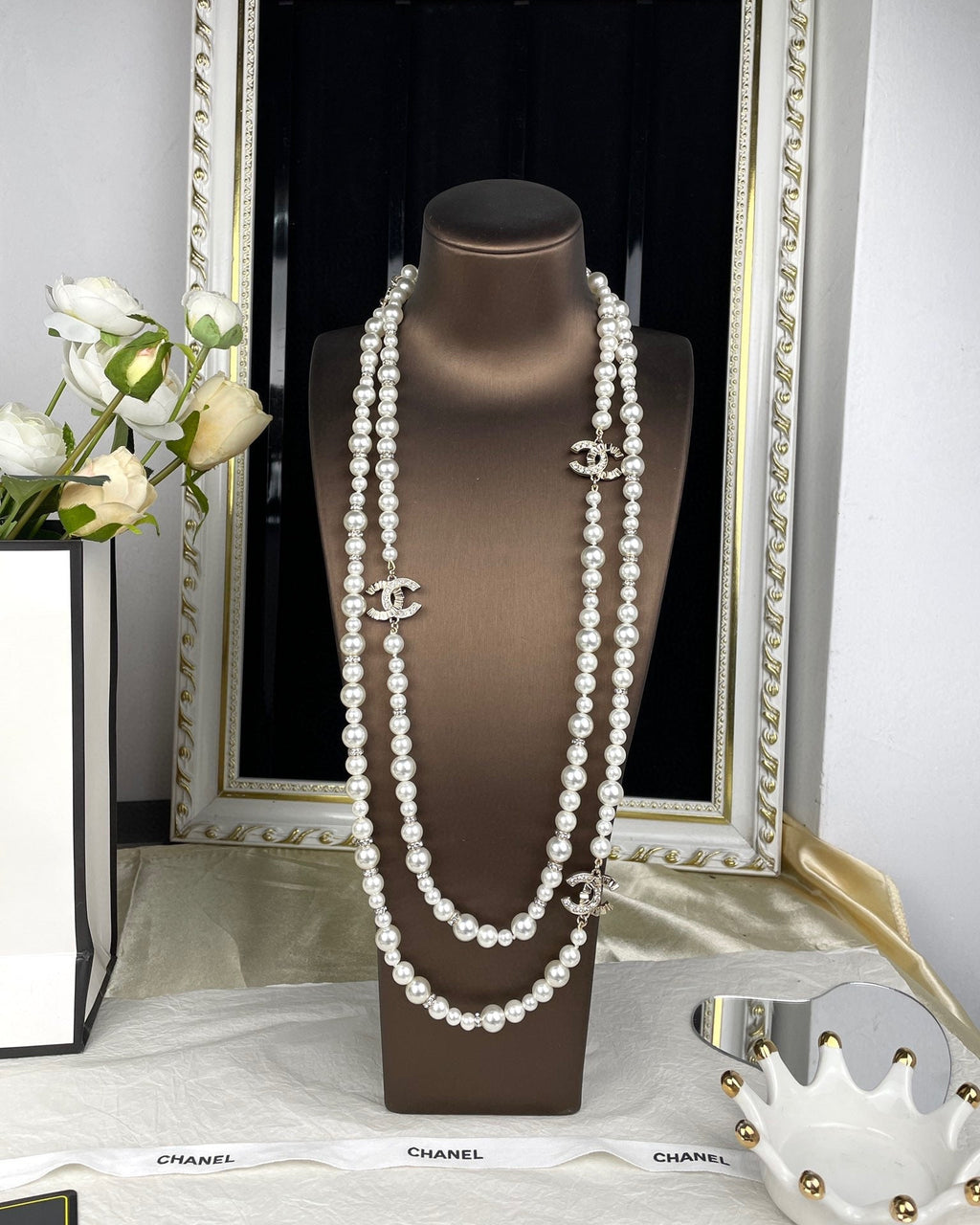 Chanel Pearls Long Necklace
