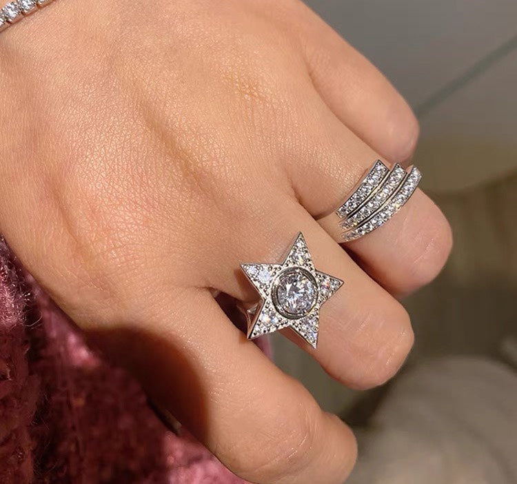 Chanel Comete Diamond Ring - 18K White Gold