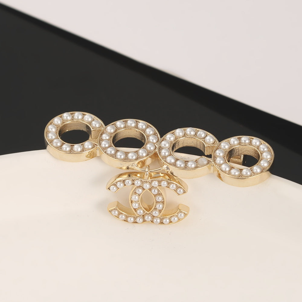 Chanel Coco Crush Pearl Brooch