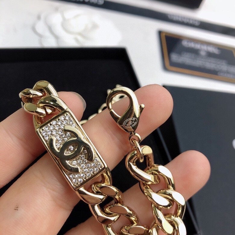 Chanel Diamonds Chain Necklace