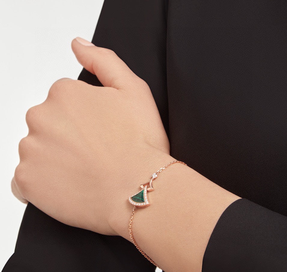 Bvlgari Dream Malachite Bracelet - 18K Rose Gold