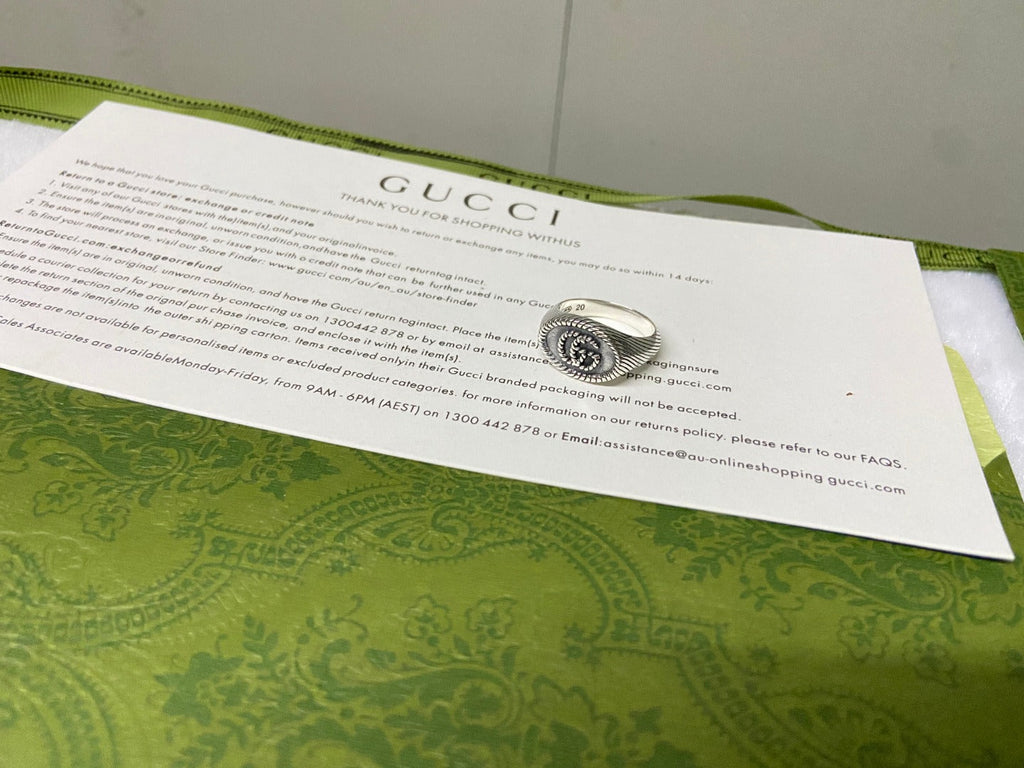 Gucci Double G Marmont Pinky Ring