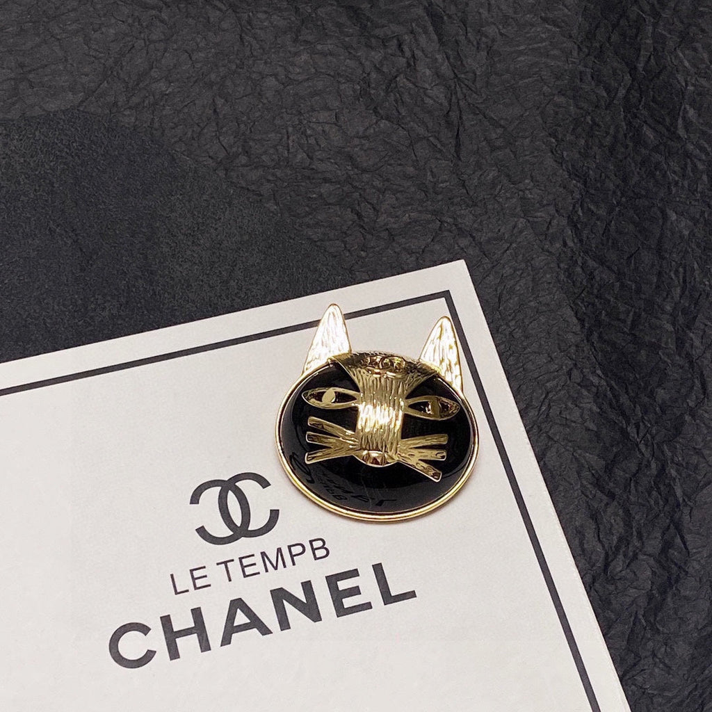 Chanel Cat Brooch