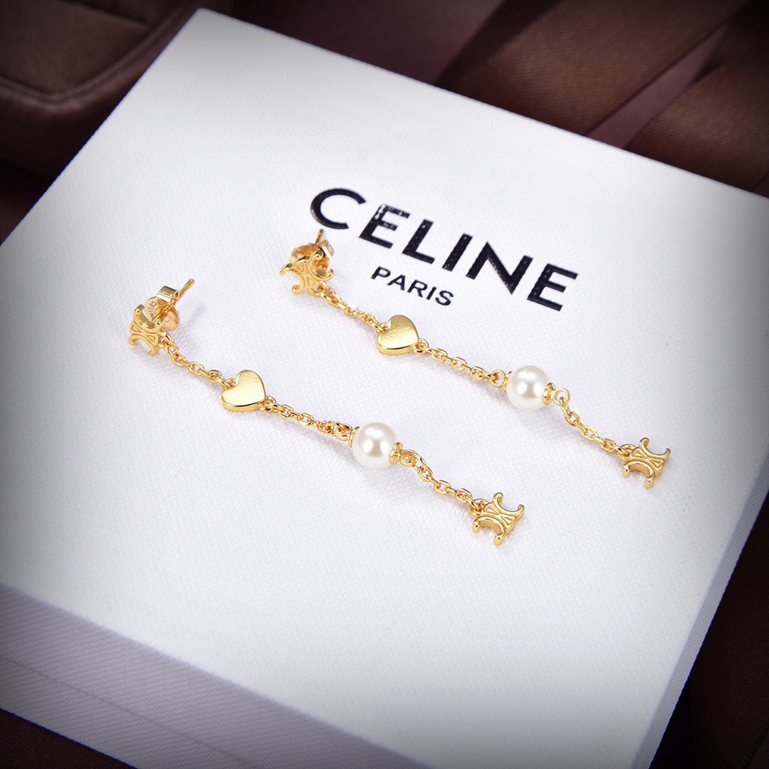 Celine Earrings - 18K Yellow Gold