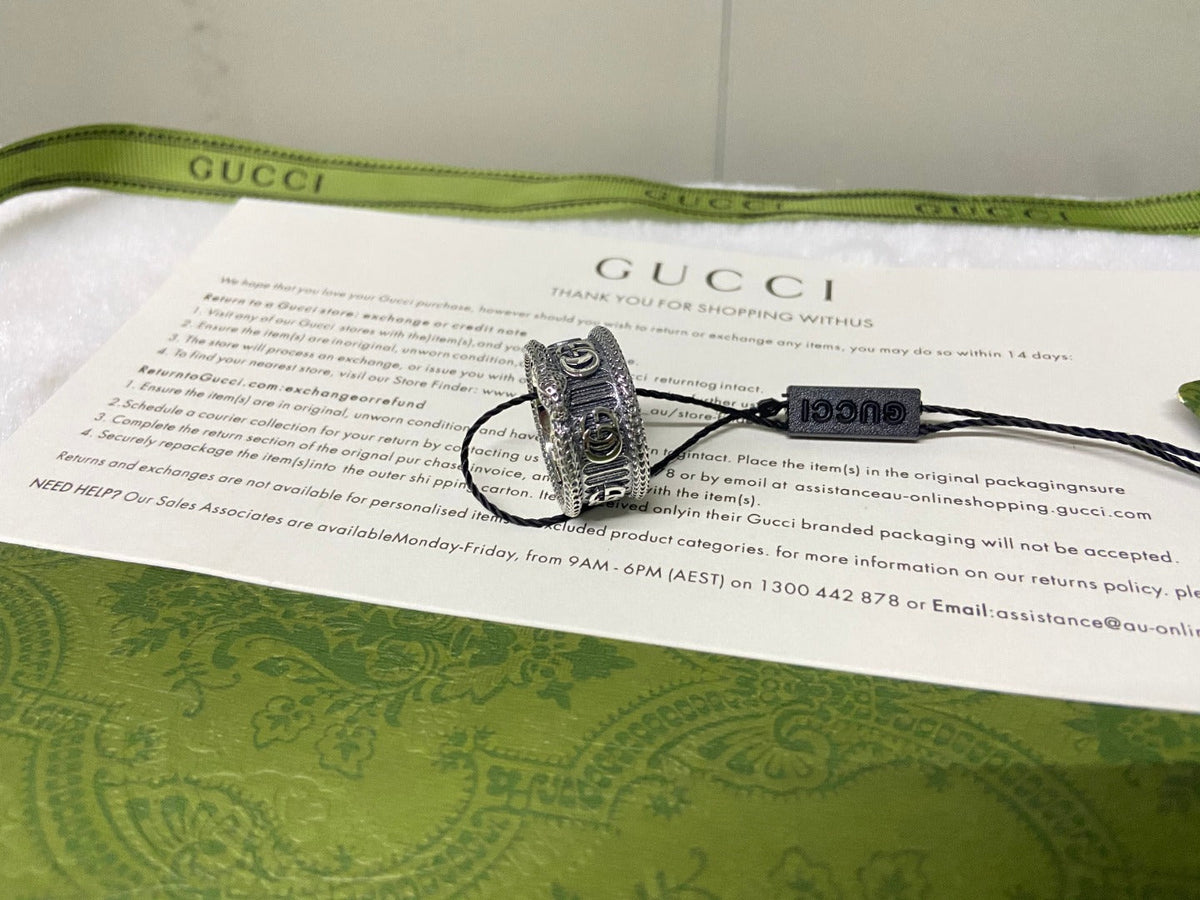 Gucci Double G Snake Ring