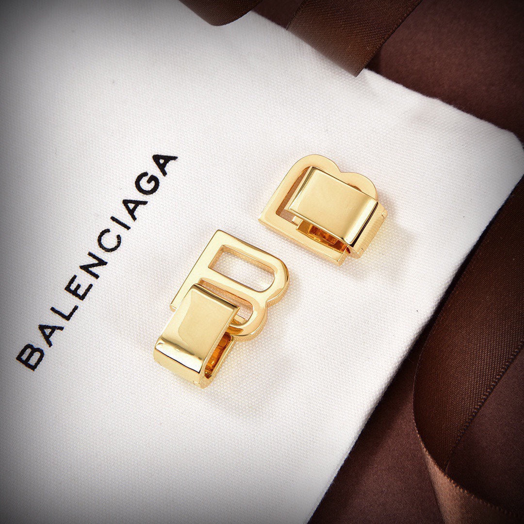 Balenciaga Earrings - 18K Yellow Gold