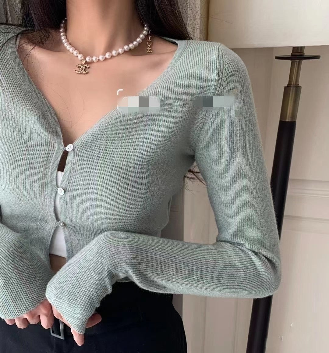 Chanel Pearl Chain Necklace