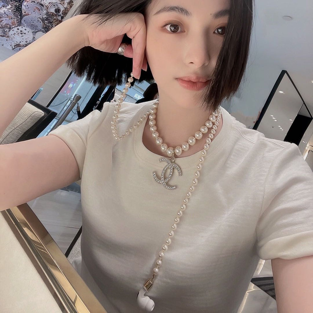 Chanel Pearls Long Necklace