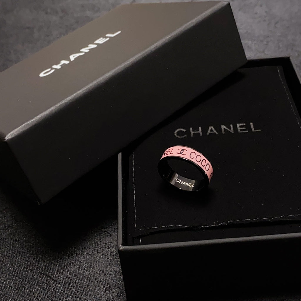 Chanel Coco Pink Ring - 18K White Gold