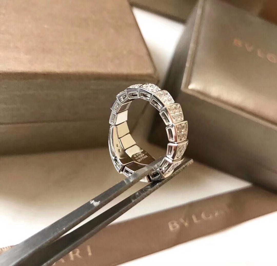 Bvlgari Serpenti Viper Ring - 18K Rose Gold