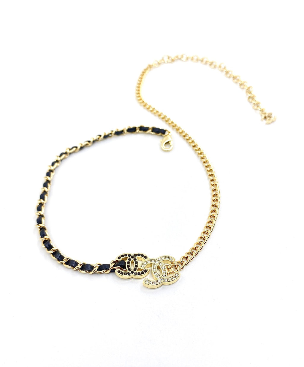 Chanel Black & White Necklace