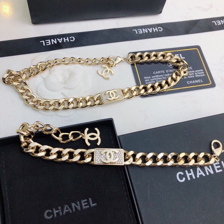 Chanel Diamonds Chain Necklace