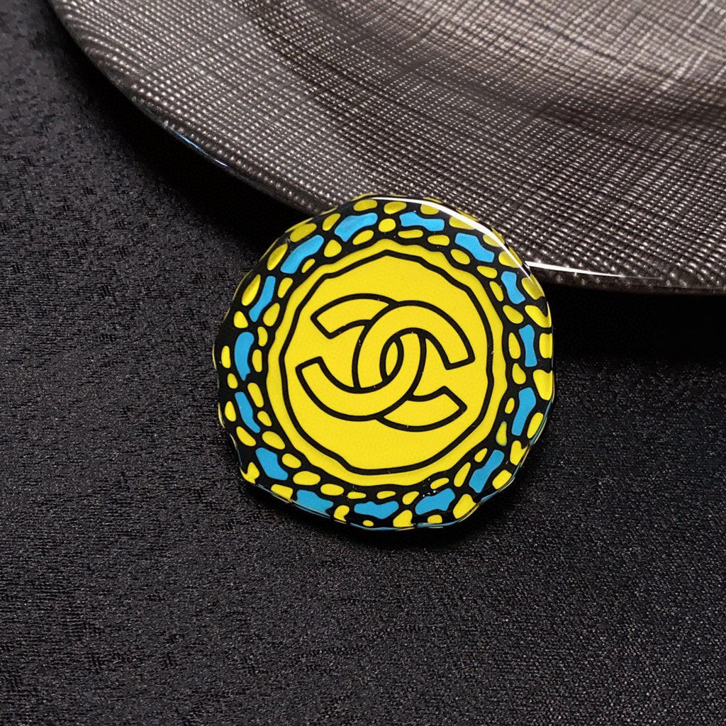 Chanel Color Brooch